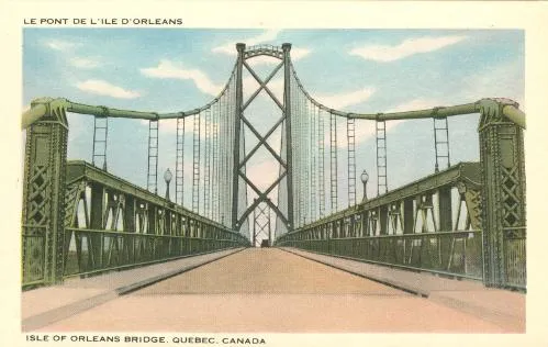 Sur le pont d&rsquo;Île d&rsquo;Orléans!