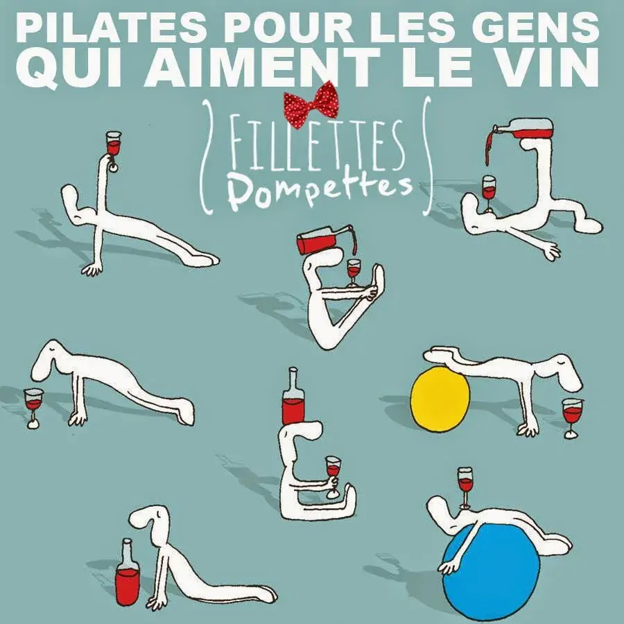 Pilates pour gens qui aiment le vin – Fillettes Pompettes