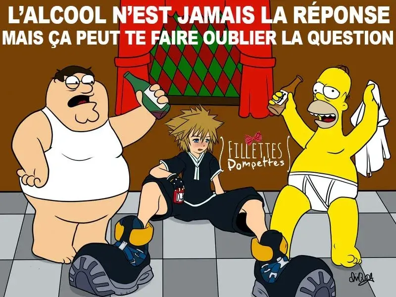 L&rsquo;alcool n&rsquo;est jamais la réponse – Fillettes Pompettes