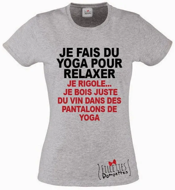 Je fais du yoga pour relaxer – Fillettes Pompettes