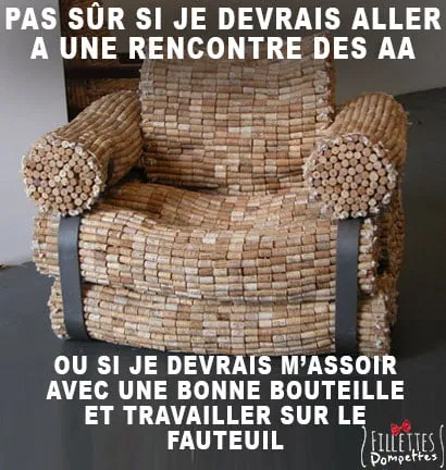 Une chaise très Pompette!