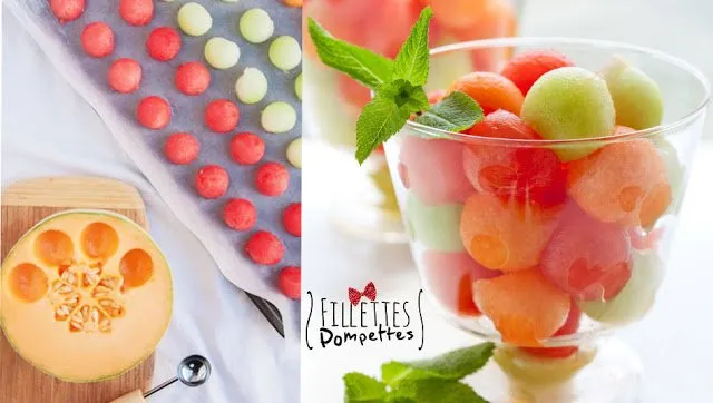 Comment faire des glaçons melons – Fillettes Pompettes