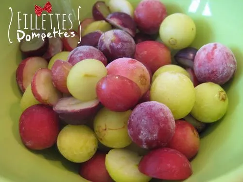 Des raisins gelés pour vos cocktails d&rsquo;été, quel bonne idée!