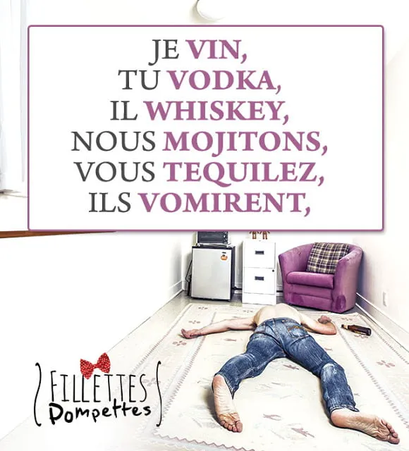 Conjugaison d&rsquo;alcool!