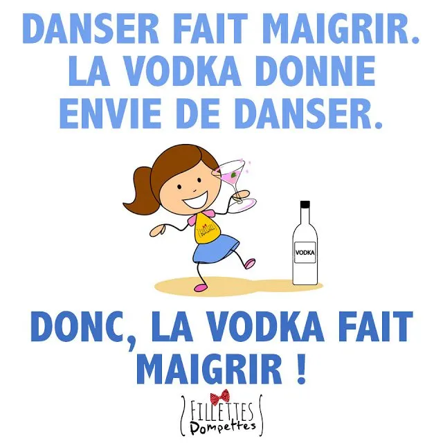 La vodka fait maigrir!