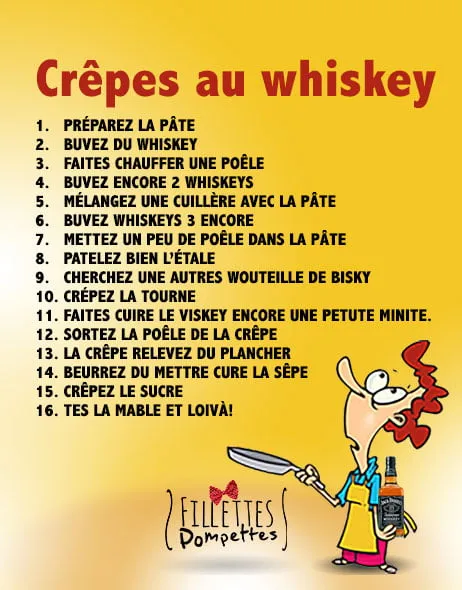 Crêpes au whiskey