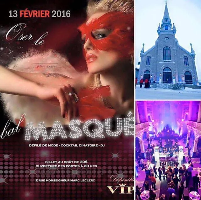 Événement a ne pas manquer – Bal Masqué Québec – 13 Février 2016