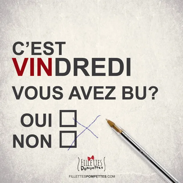 Avez vous bu?