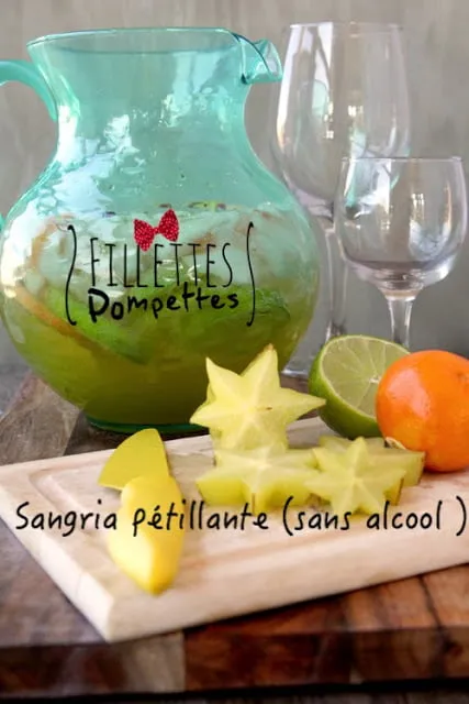 Cocktail : Sangria pétillante (sans alcool )