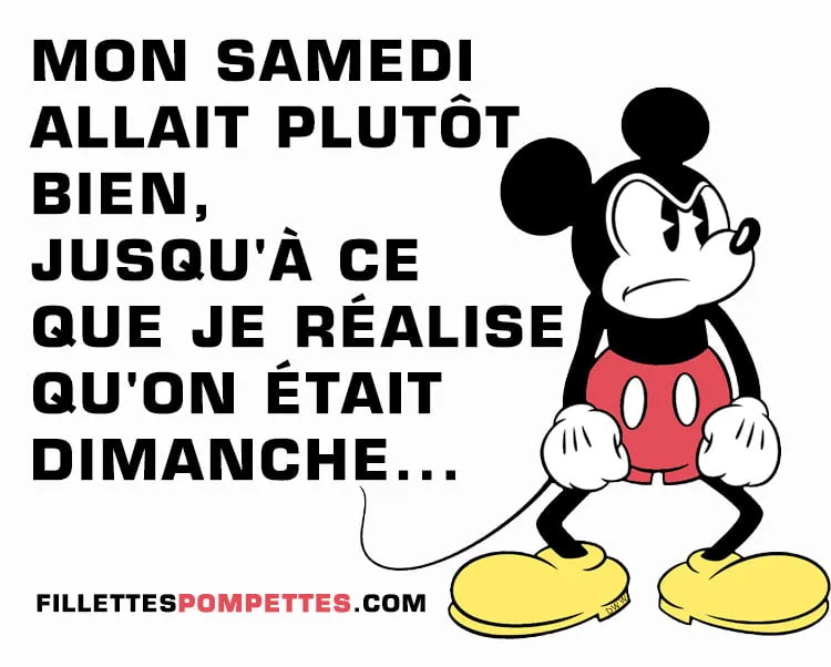 Mon samedi allait plutôt bien!