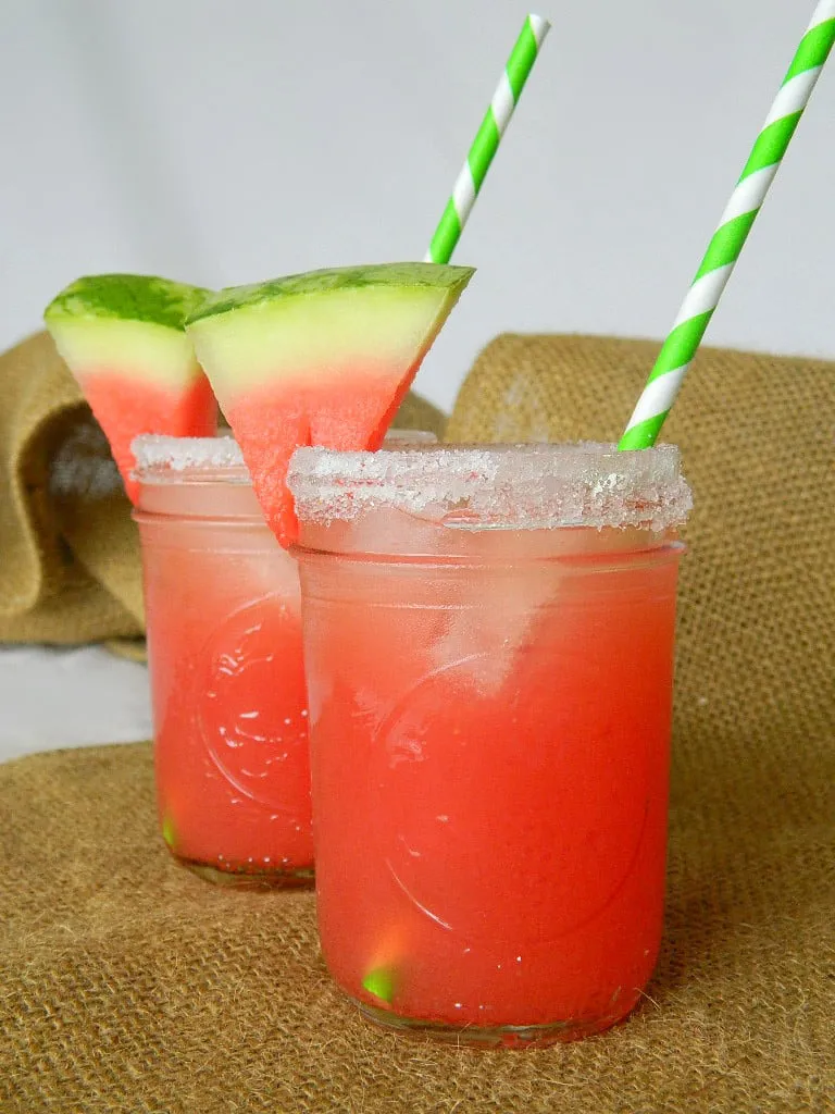 Margarita à la limonade, melon d&rsquo;eau et Corona