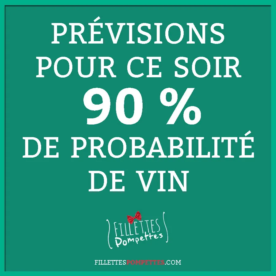 Prévisions pour ce soir!