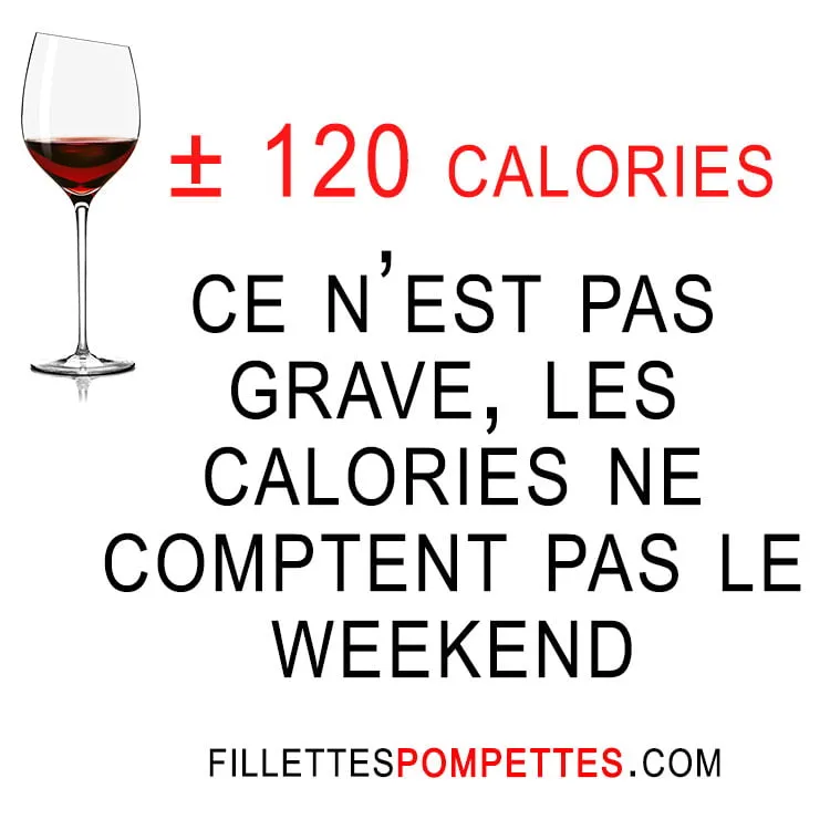 Les calories ne comptent pas le week-end !