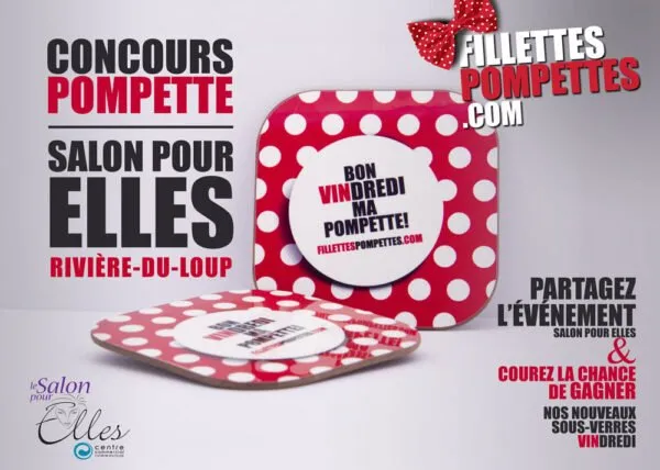 Nouveau Concours Pompette – Salon Pour Elles Rivière-du-Loup