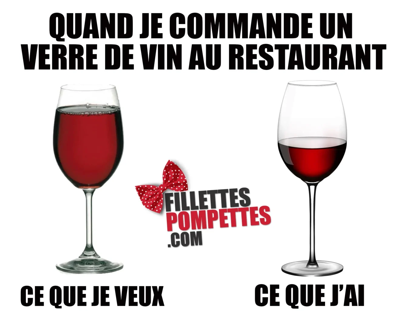 verre de vin au restaurant vs ce que je veux