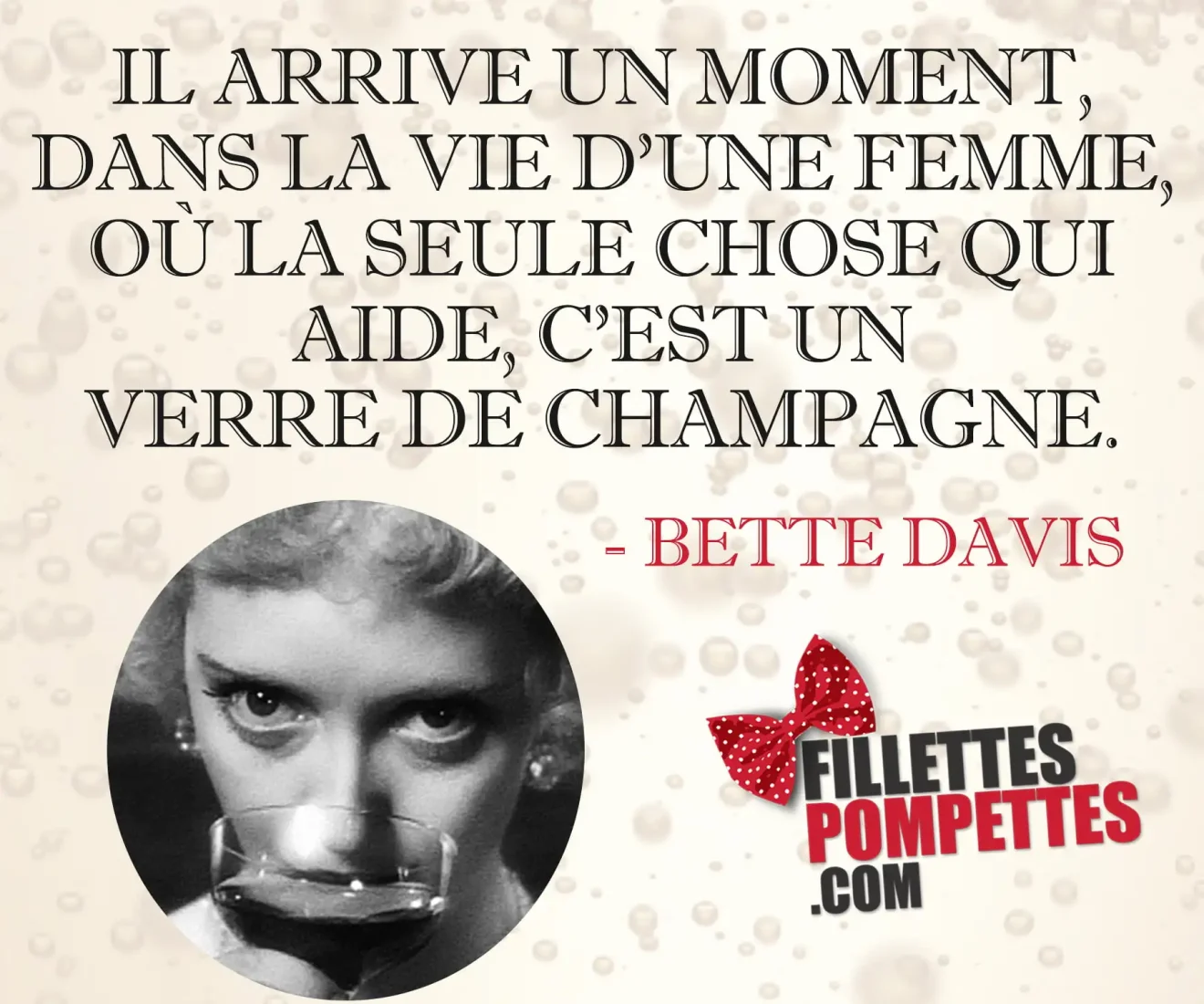 Que l&rsquo;on m&rsquo;apporte du champagne.