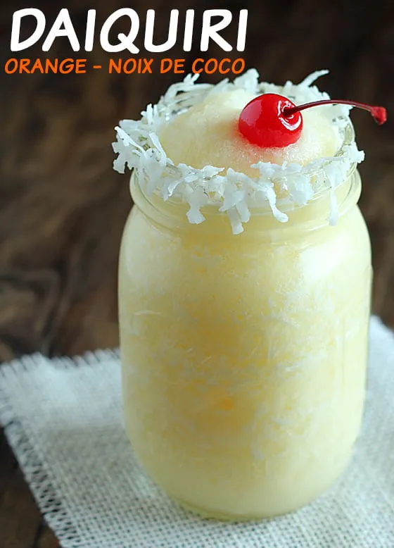 Le Coco pas Chanel ( Daiquiri Orange – Noix de coco )