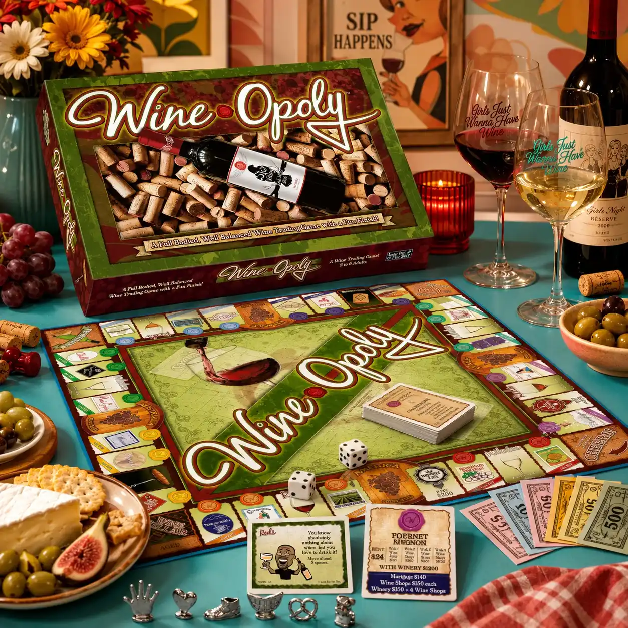 Wineopoly – Jeu de société pour amateurs de vin – Image 2