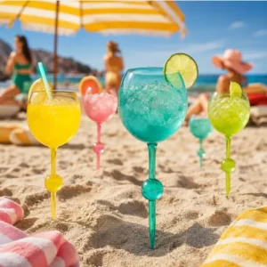 Verre de plage