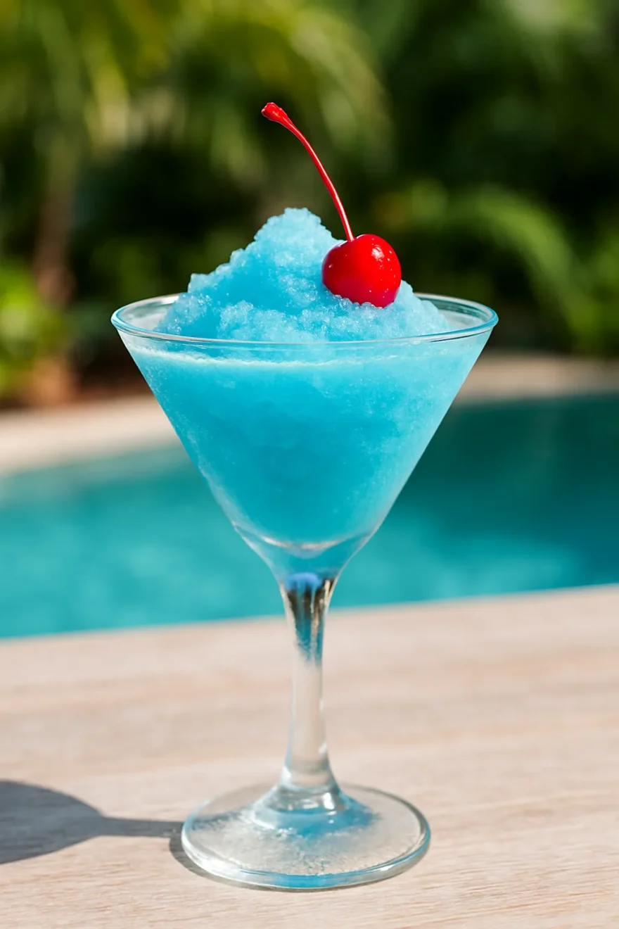 Slush alcoolisé paradisiaque
