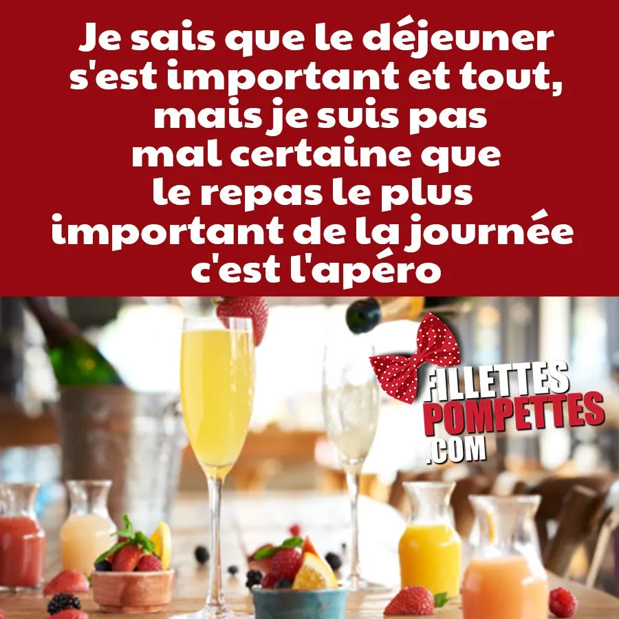 Le repas le plus important de la journée!